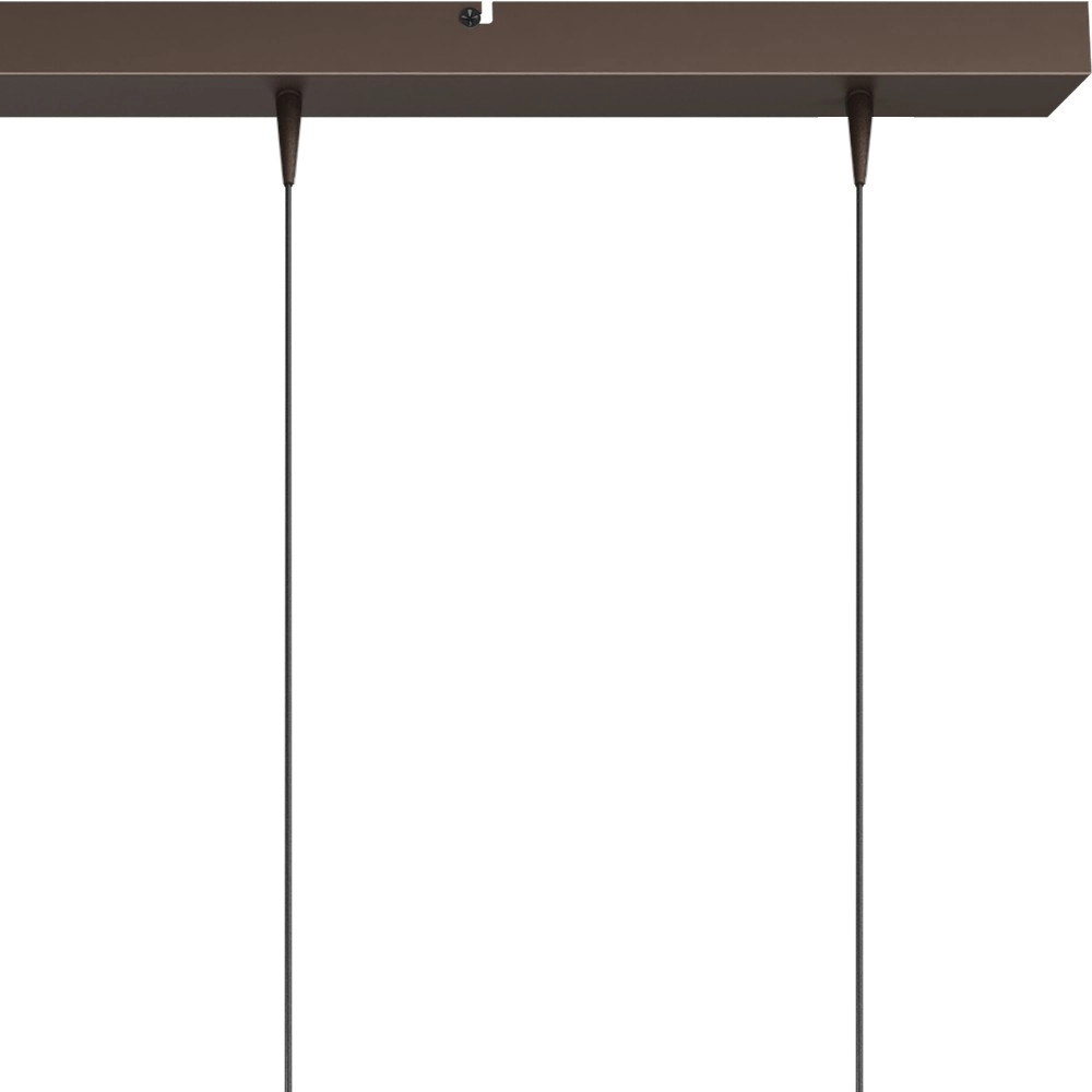 Lampe suspendue à 4 lumières Talana Brun cacao Ø 6cm DTW Masterlight 8718121371047