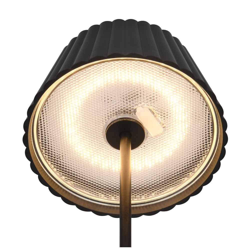 Lampadaire Suarez noir Trio 4017807601756