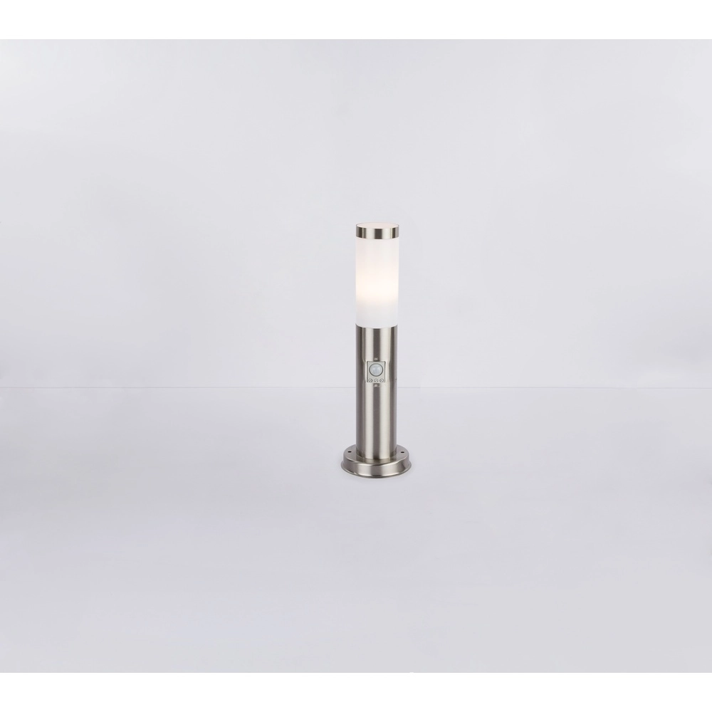 Lampe de jardin Boston Led Acier inoxydable avec blanc et capteur Globo 9007371311972