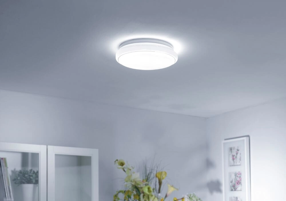 Plafonnier Jupiter 35cm - 3000-5000K effet étoile blanc Just Light 4043689927189