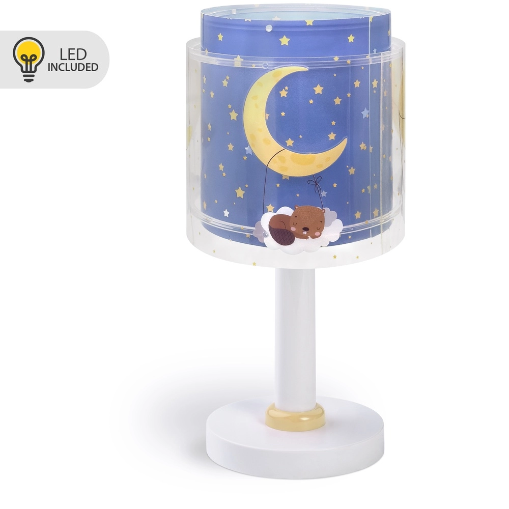 Lampe de table pour chambre d’enfant Moon Dreams bleu Dalber 8420406766317