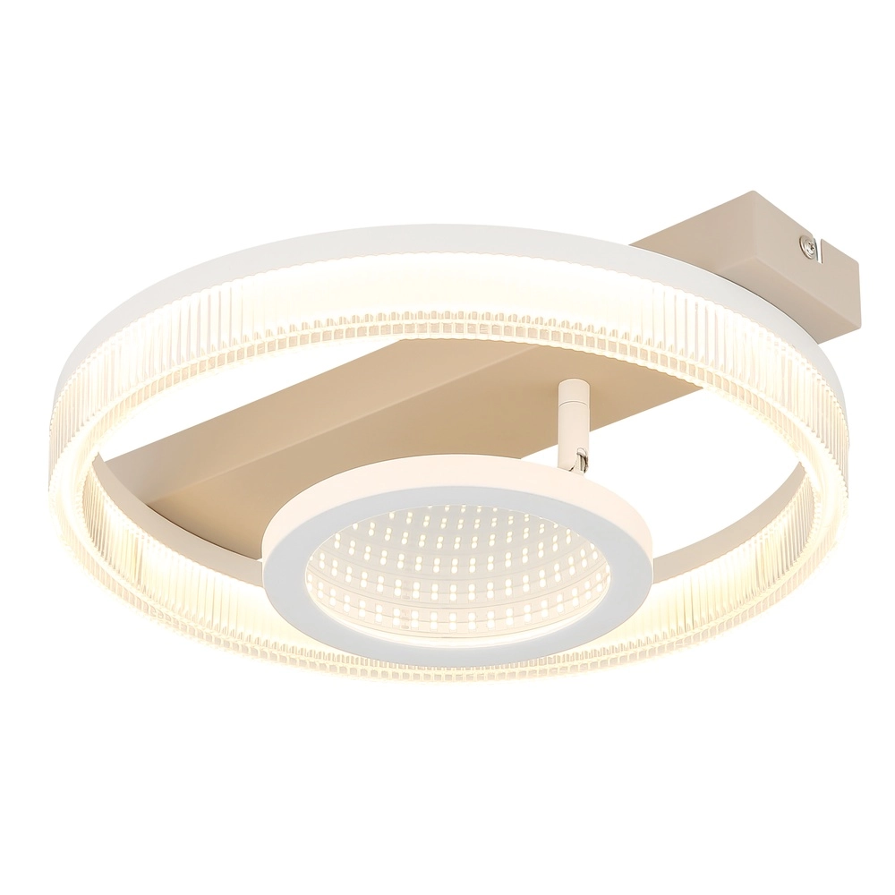 Plafonnier moderne Zara brun sable 36cm