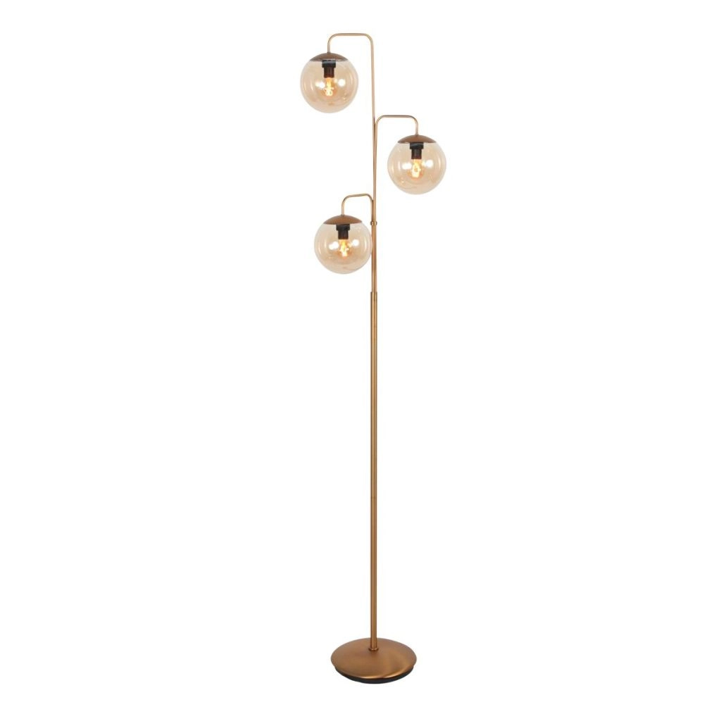 Lampe de pied Bollique bronze