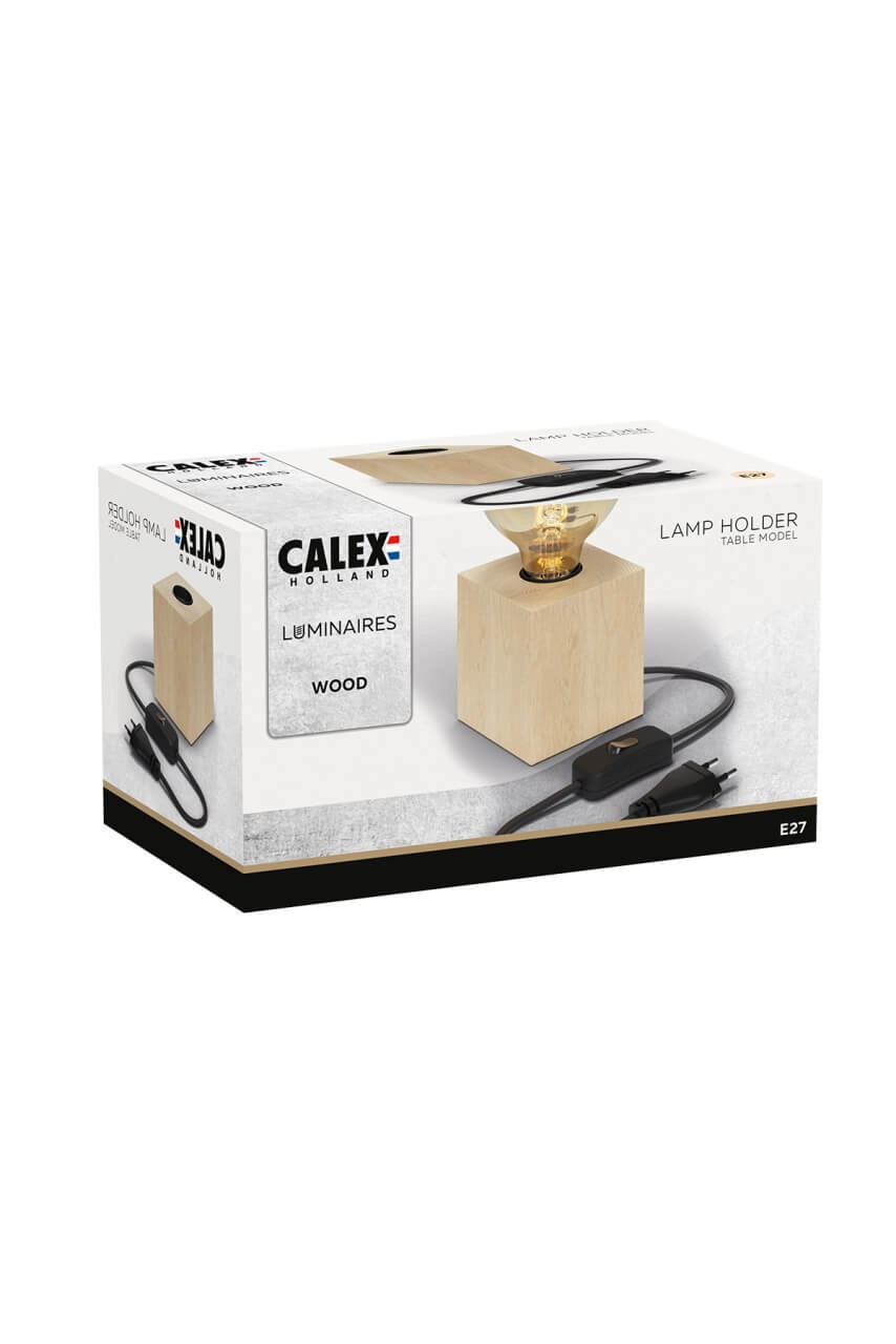Lampe de table en bois Calexa Circle 8712879148029