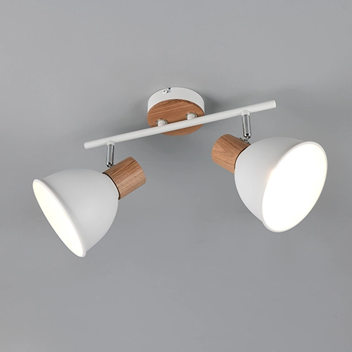 Lampe de plafond Delume Double blanc
