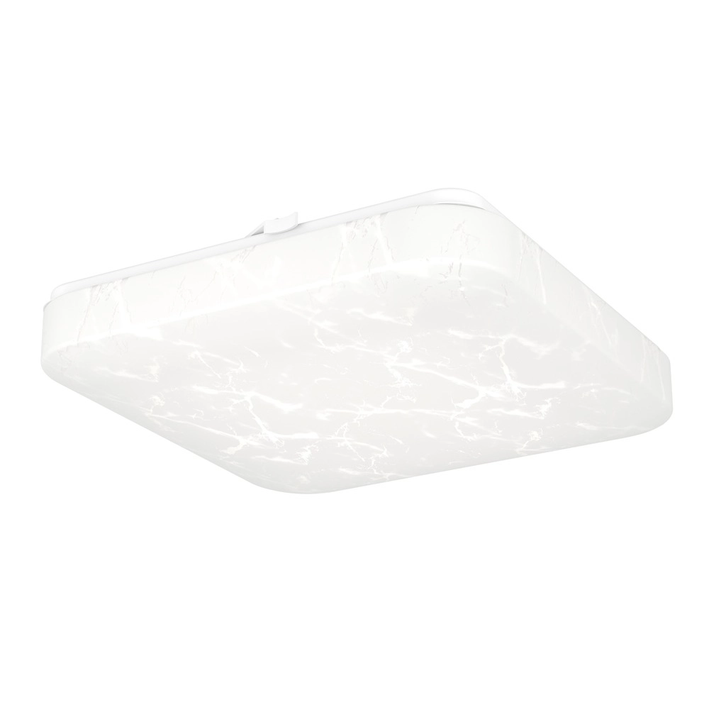 Lampe de plafond blanche Allerona 27 x 27 cm