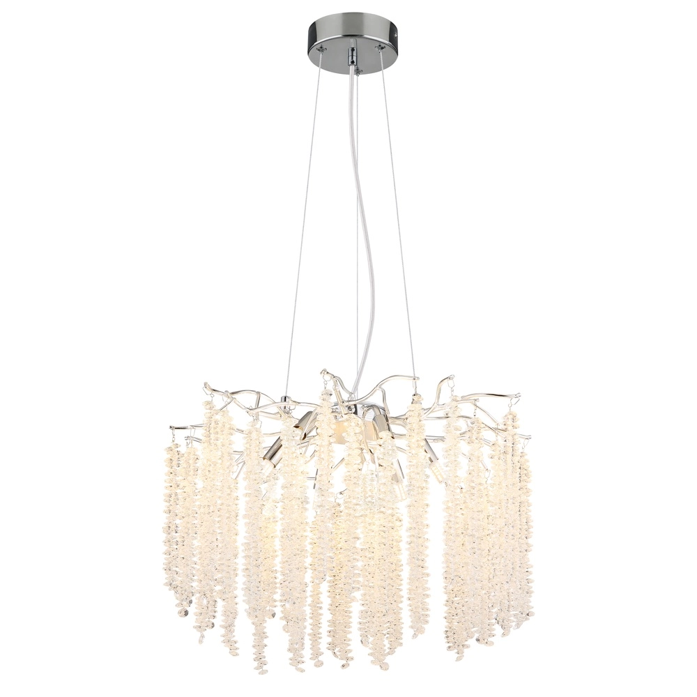 Lampe suspendue Laverne Projectile chromée
