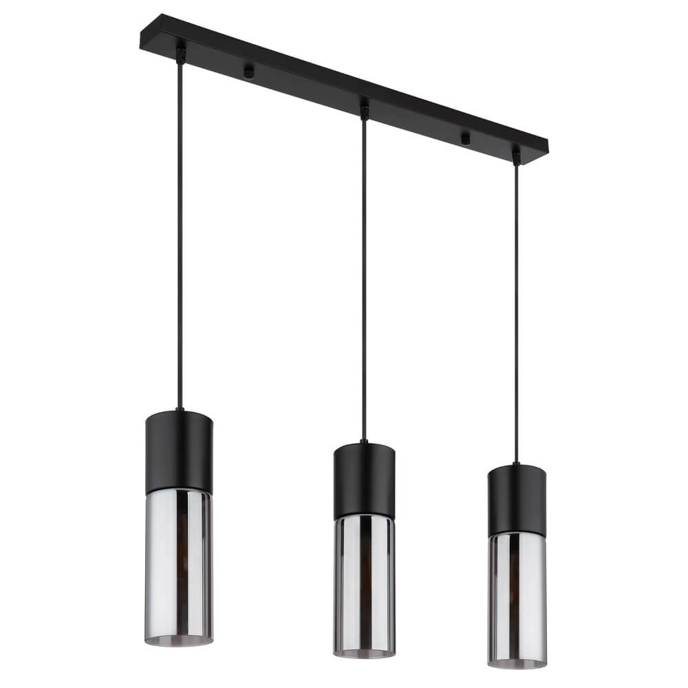 Suspension élégante Annika 3 lumières noir Globo 9007371478170