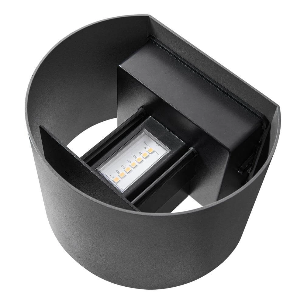 Spot rond en saillie Milda anthracite Nordlux 5704924017742