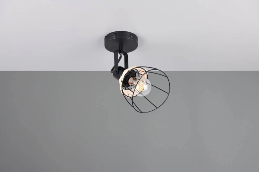 Applique murale noire Jerome concevoir Trio 4017807637694