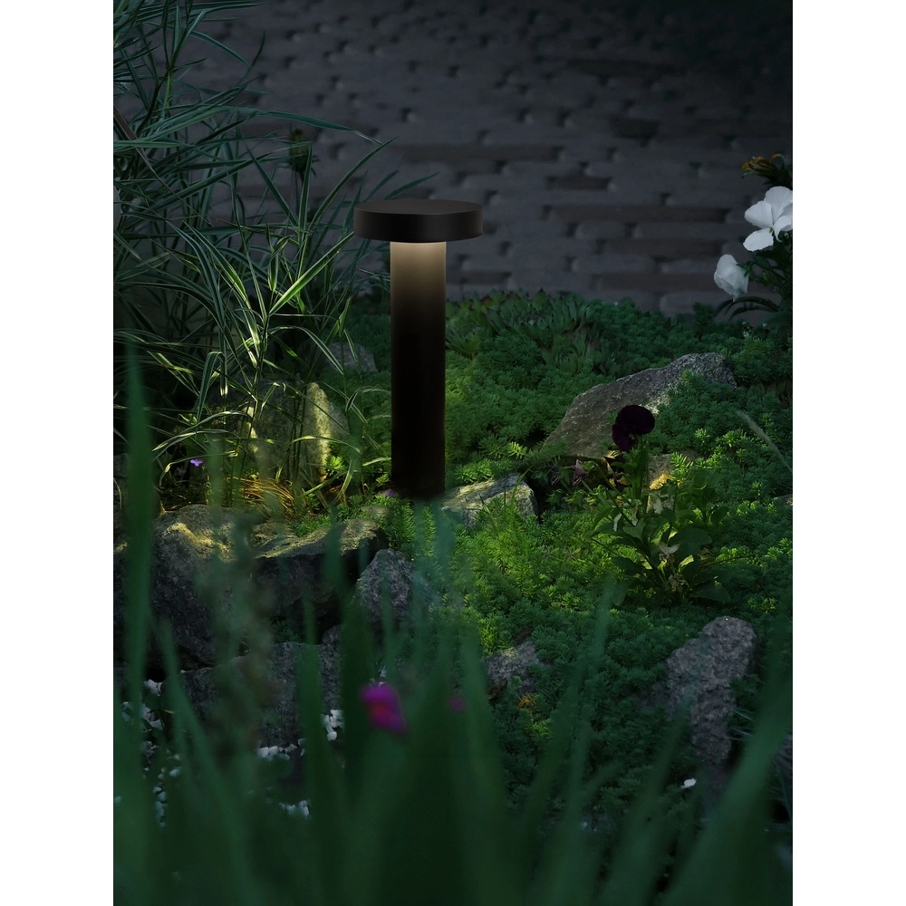 Lampe de jardin de Desing Gong noir 30cm - 2700K Lyora 5212017496164