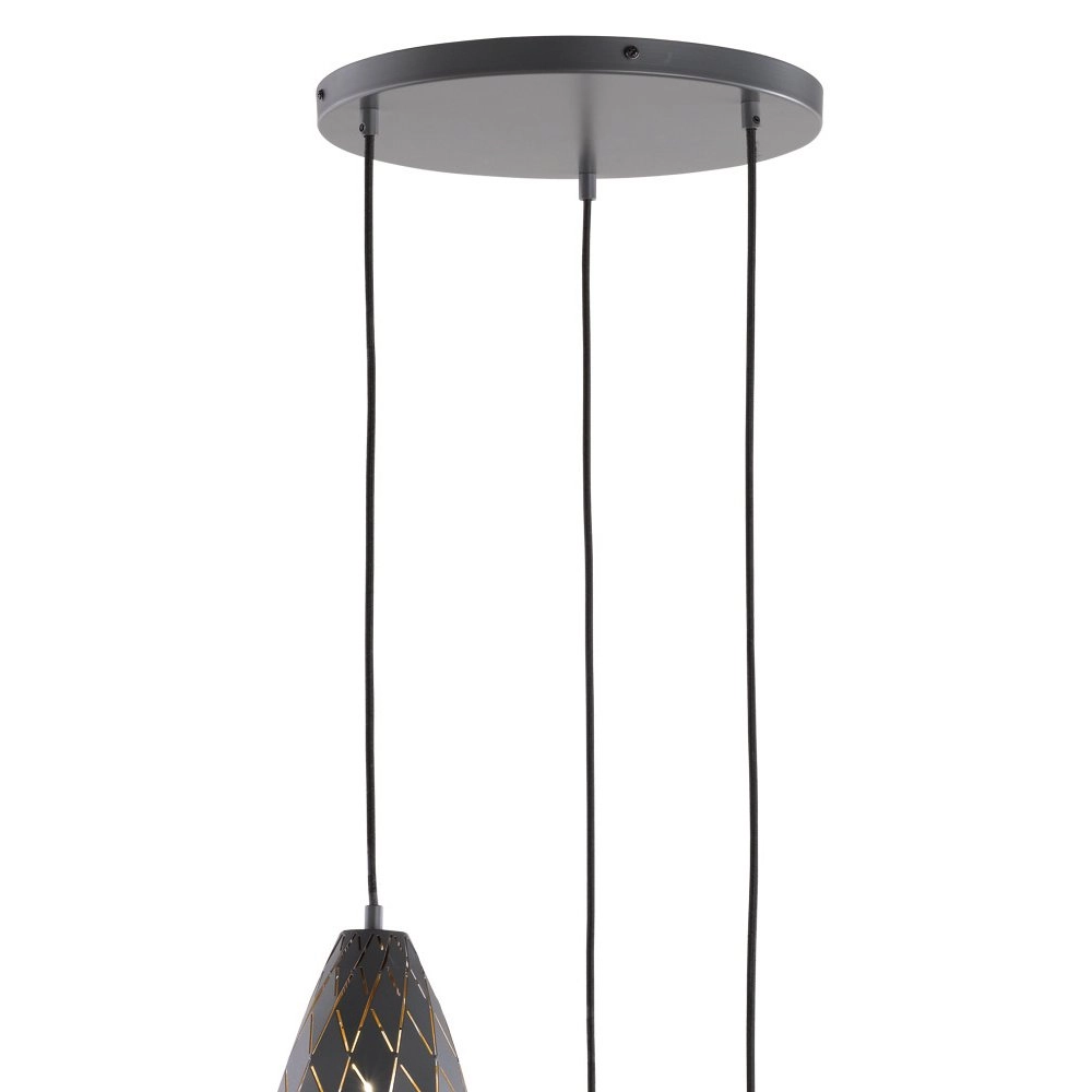 Lampe à suspension Onyx design Trio 4017807390346