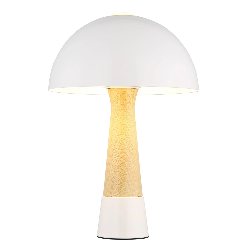 Lampe de table unique Paulin Ø 25 cm brun sable Globo 9007371519804