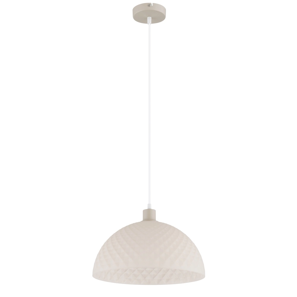 Lampe pendante simple Selma brun sable Globo 9007371589104