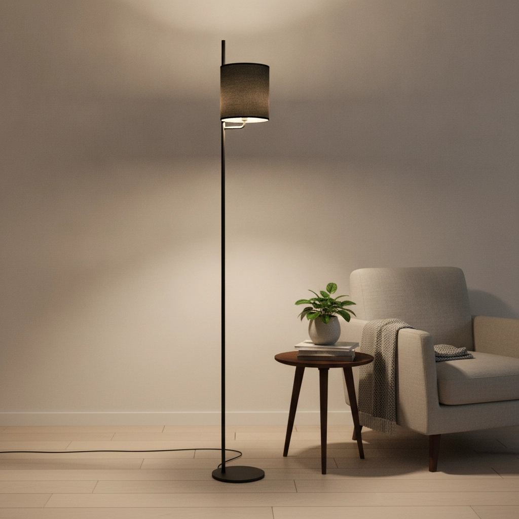 Lampadaire Yama blanc