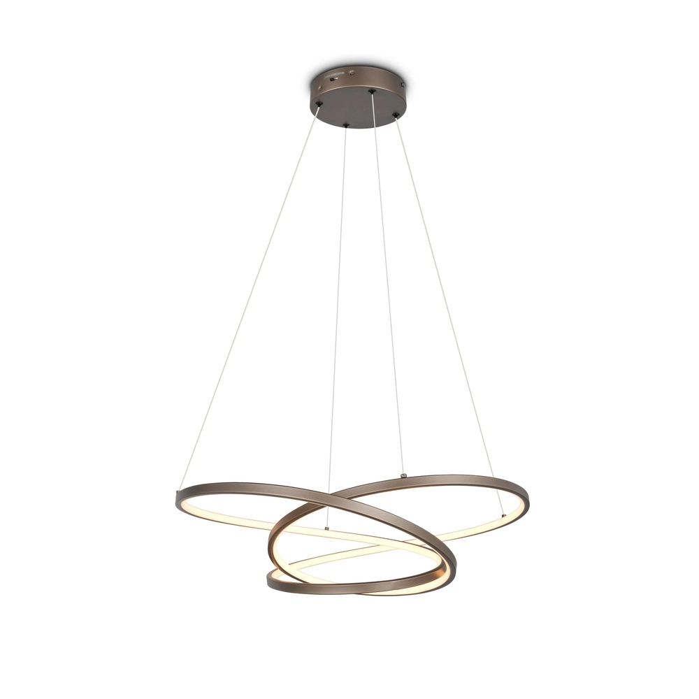Lampe pendante moderne Darvin S - platine