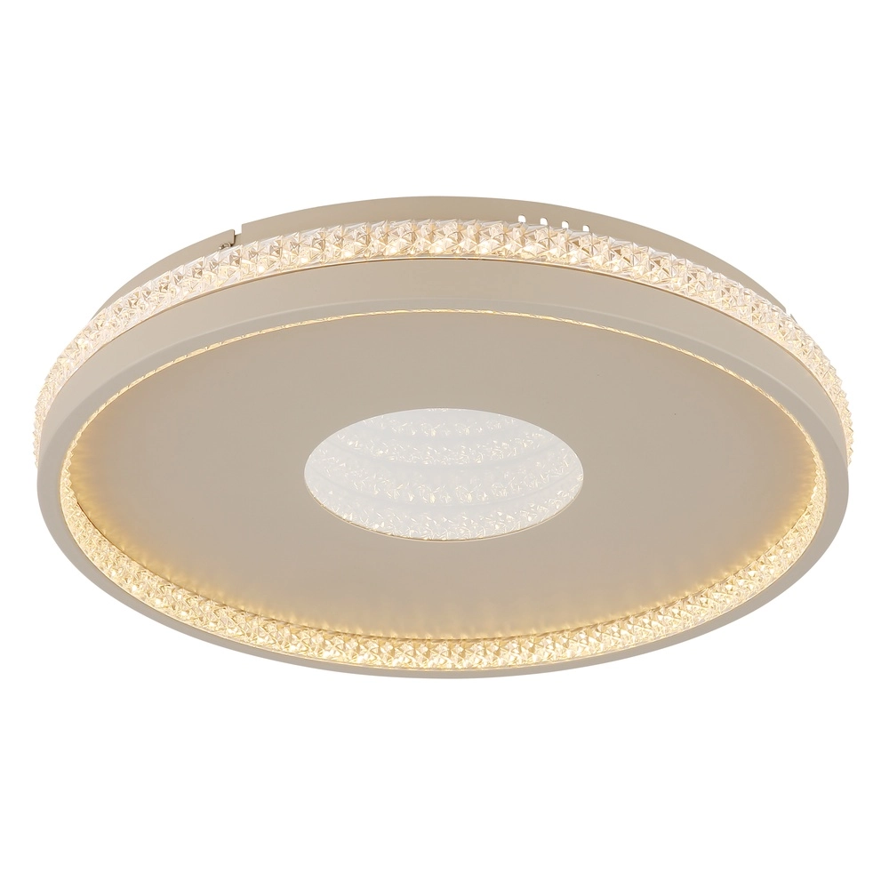 Plafonnier design Shirley brun sable Ø 41cm Globo 9007371575350