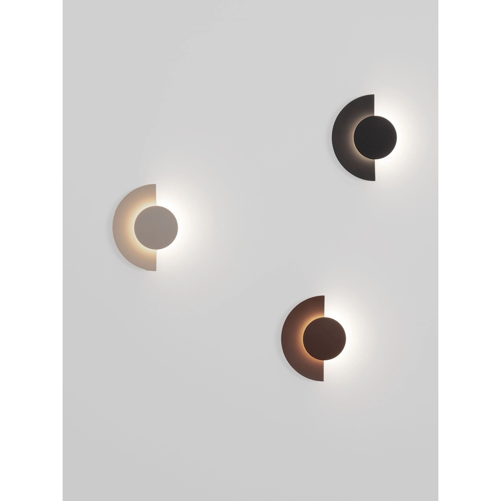 Lampe murale moderne Gloo brun sable - 2700K Lyora 5212017497284