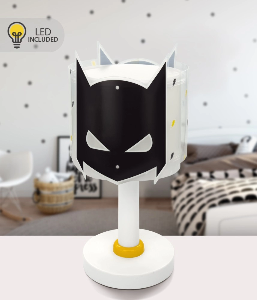 Lampe de table pour chambre d’enfant Hero Lueur noire dans le noir Dalber 8420406002347