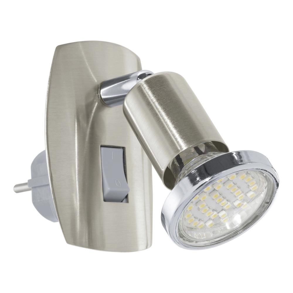 Emplacement à brancher en acier inoxydable Mini 4 avec commutateur