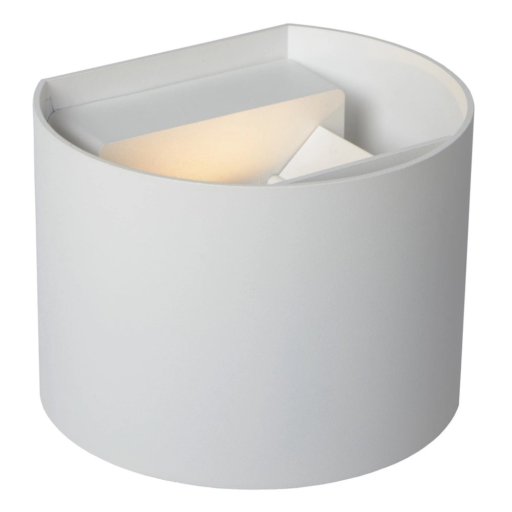 Projecteur mural carré Axi 2 x 3,5W IP54 blanc