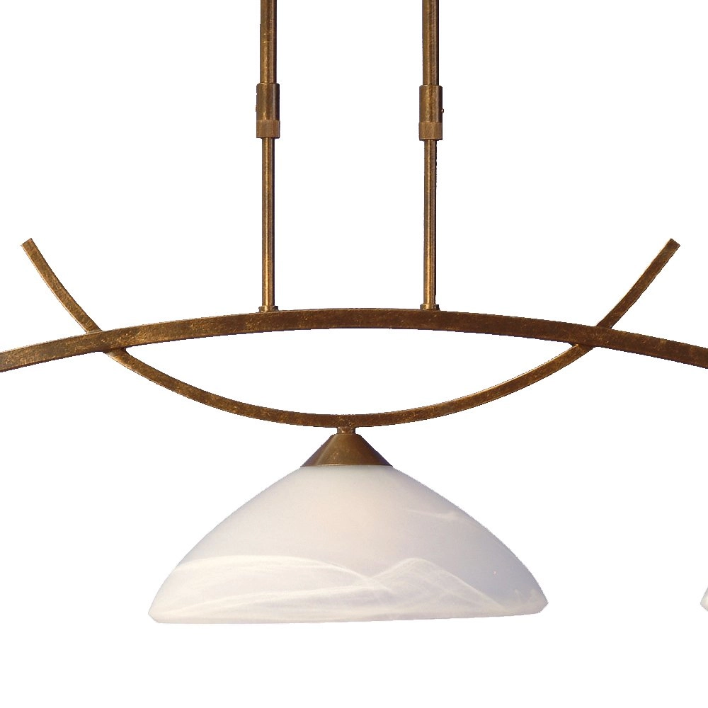 Lampe suspendue salle à manger Verona 1 Brun bronze à 3 lumières Masterlight 8718121005362