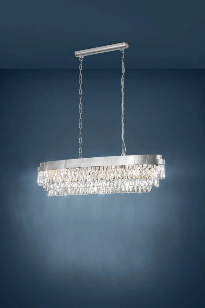 Lustre de salle à manger Valparaiso 1 chromé 115cm Stars of Light 9002759394950