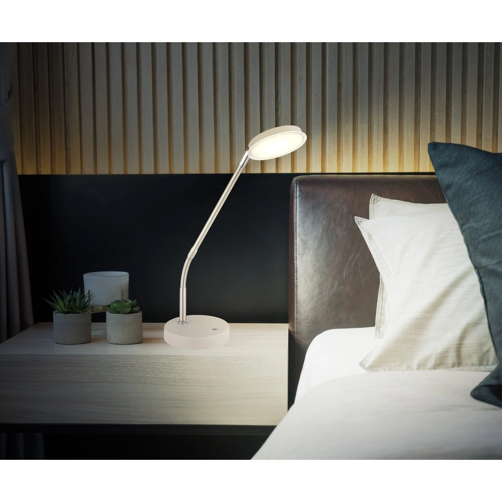 Lampe de bureau Silvio brun sable Globo 9007371593033