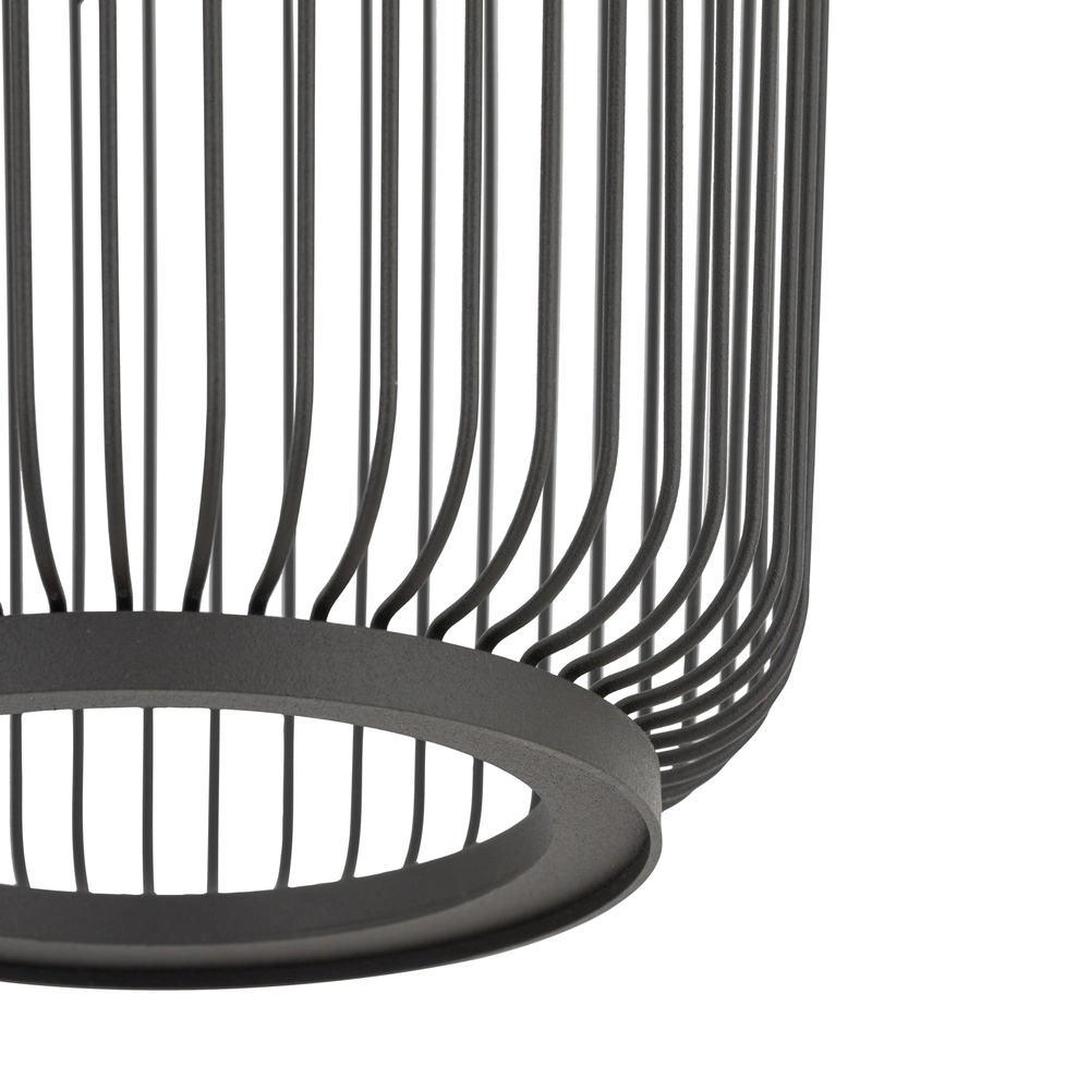 Lampe cage Kenai Gris ombre Ø 20cm Lyora 5903139122245