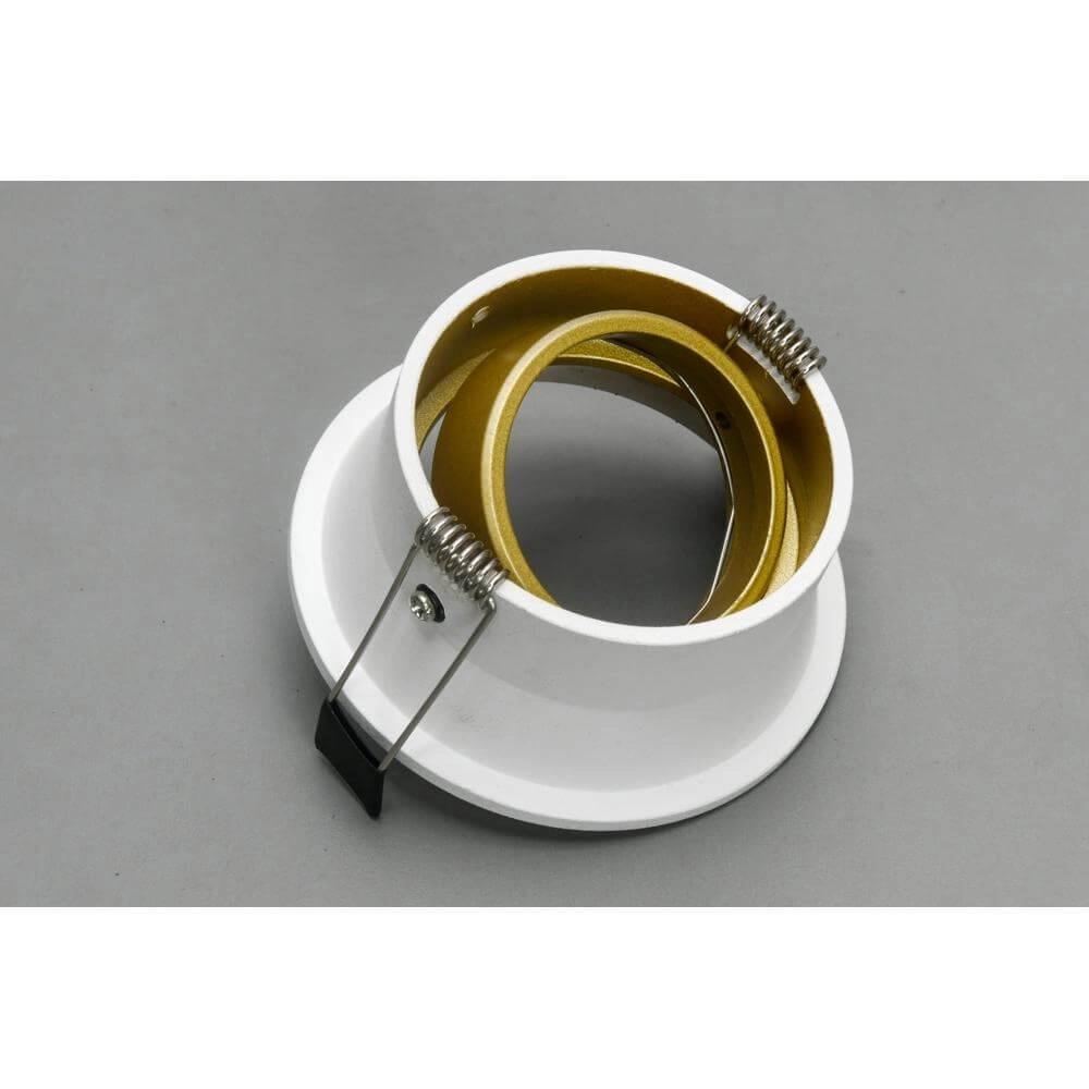 Spot encastrable rond Roura Blanc avec intérieur doré Artdelight 8720701102651