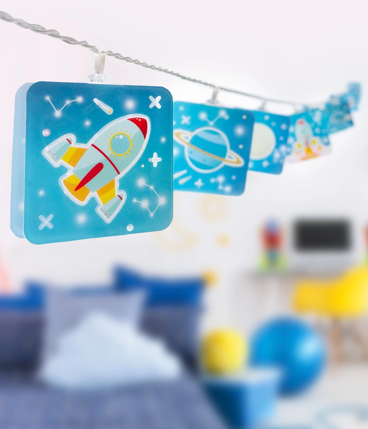 Guirlandes lumineuses Rocket bleu