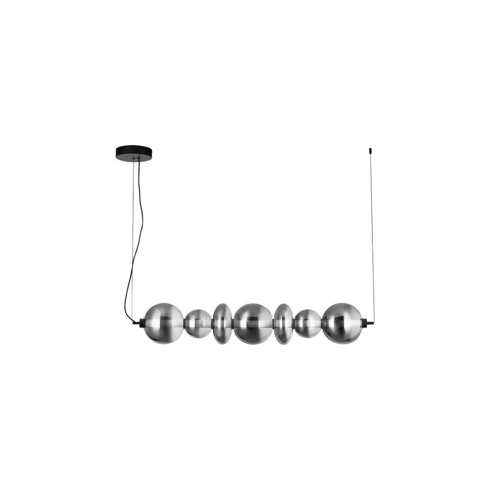 Suspension Bally Verre fumé horizontal Lyora 5212017449184