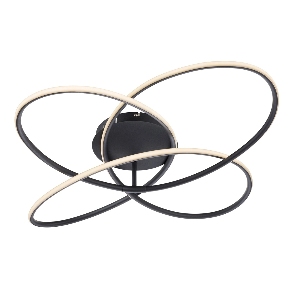 Lampe de plafond à design Panda noir Ø 80cm