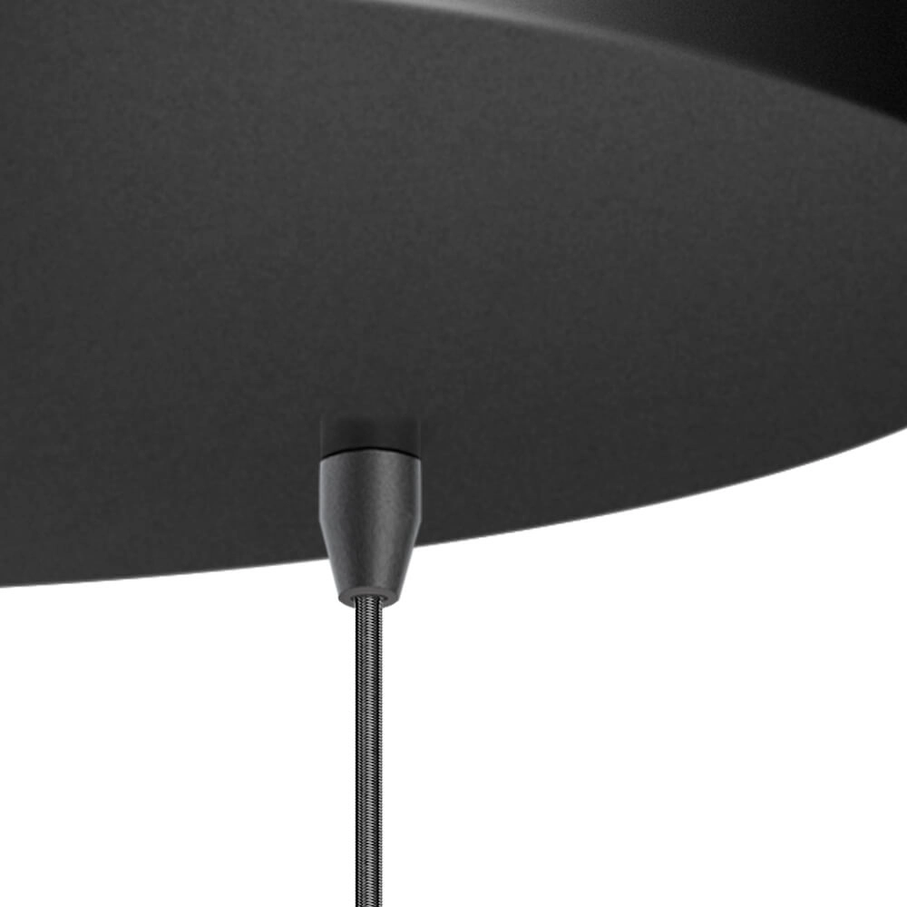 Lampe suspendue en fil de fer Wire 2 3 lumières noir ETH 8720195302001