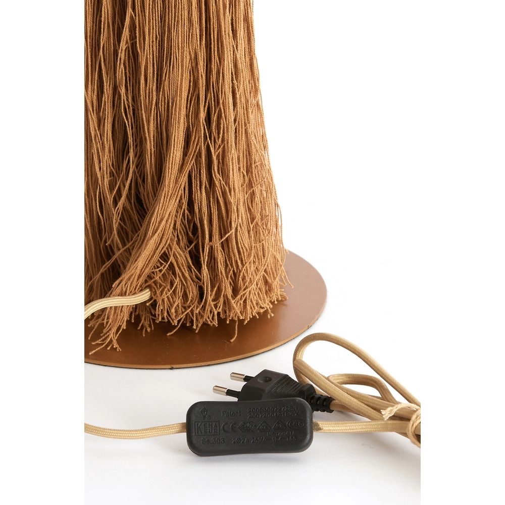 Lampe de table Espino Ø 31cm - jaune ocre Light & Living 8717807808792