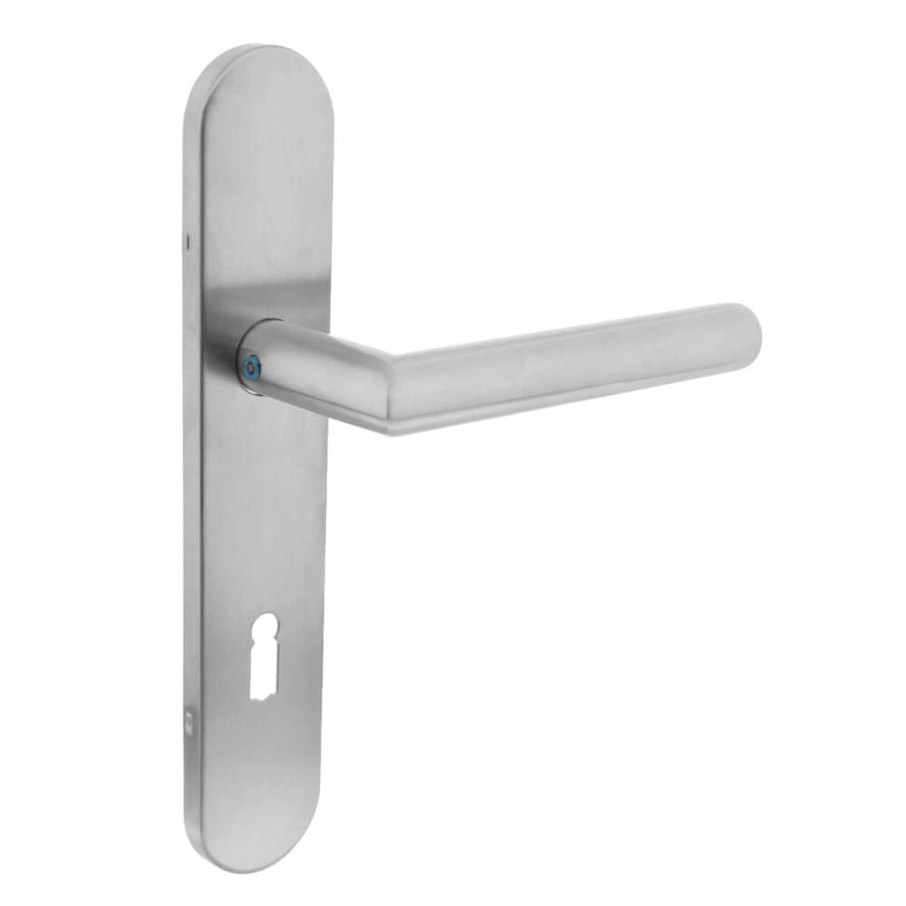 Poignée de porte étanche Hoek 90 Trou de serrure 72mm Acier inoxydable
