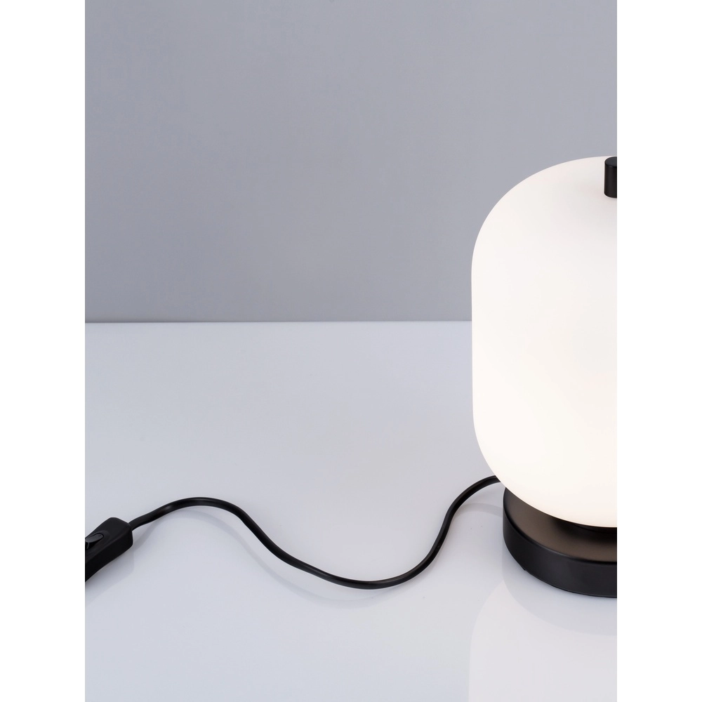 Lampe de table Lato noir et blanc Lyora 5212017445575