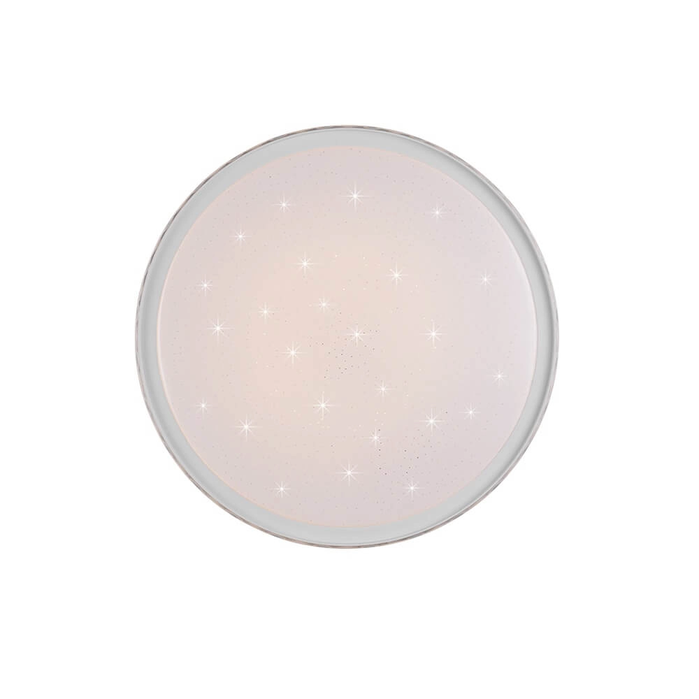 Plafonnier Varda avec effet étoile blanc Ø 39cm Trio 4017807640601