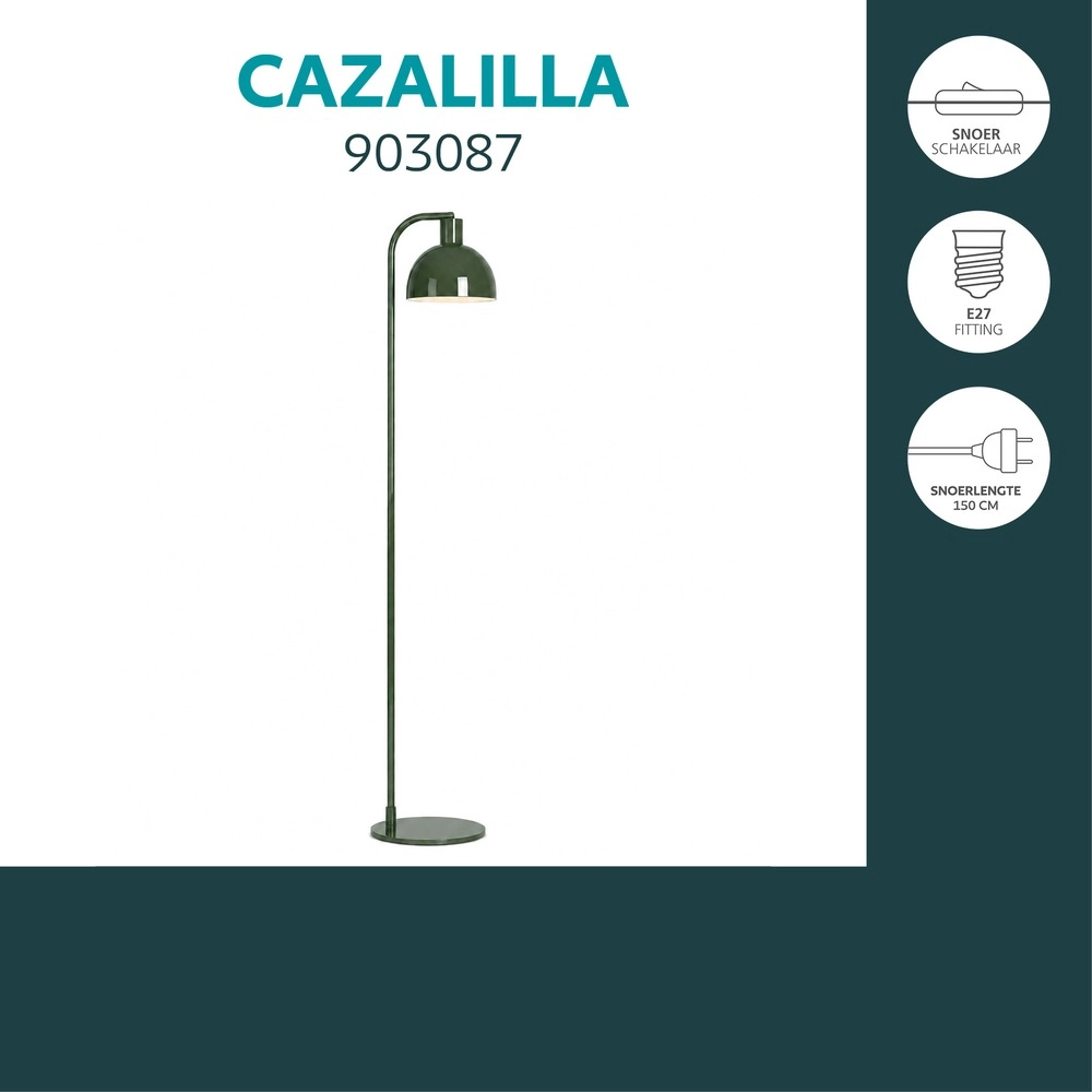 Lampe de pied Cazalilla Vert Eglo 9008606405671