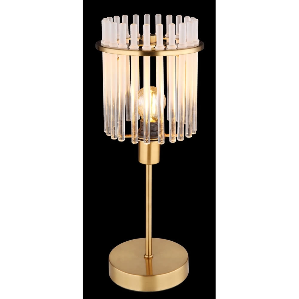 Lampe de table dorée Gorley avec verre Ø 15cm Globo 9007371449811
