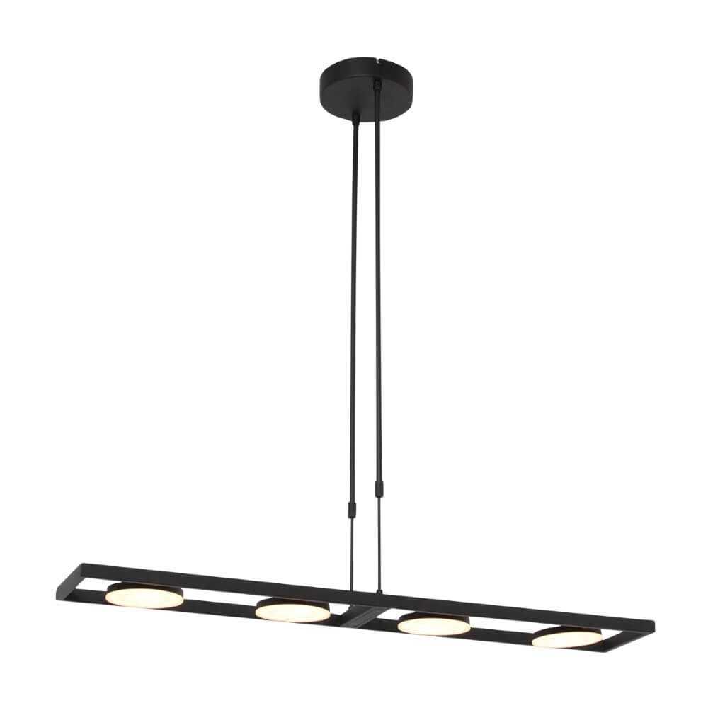 Lampe suspendue LED flexible Soleil noir