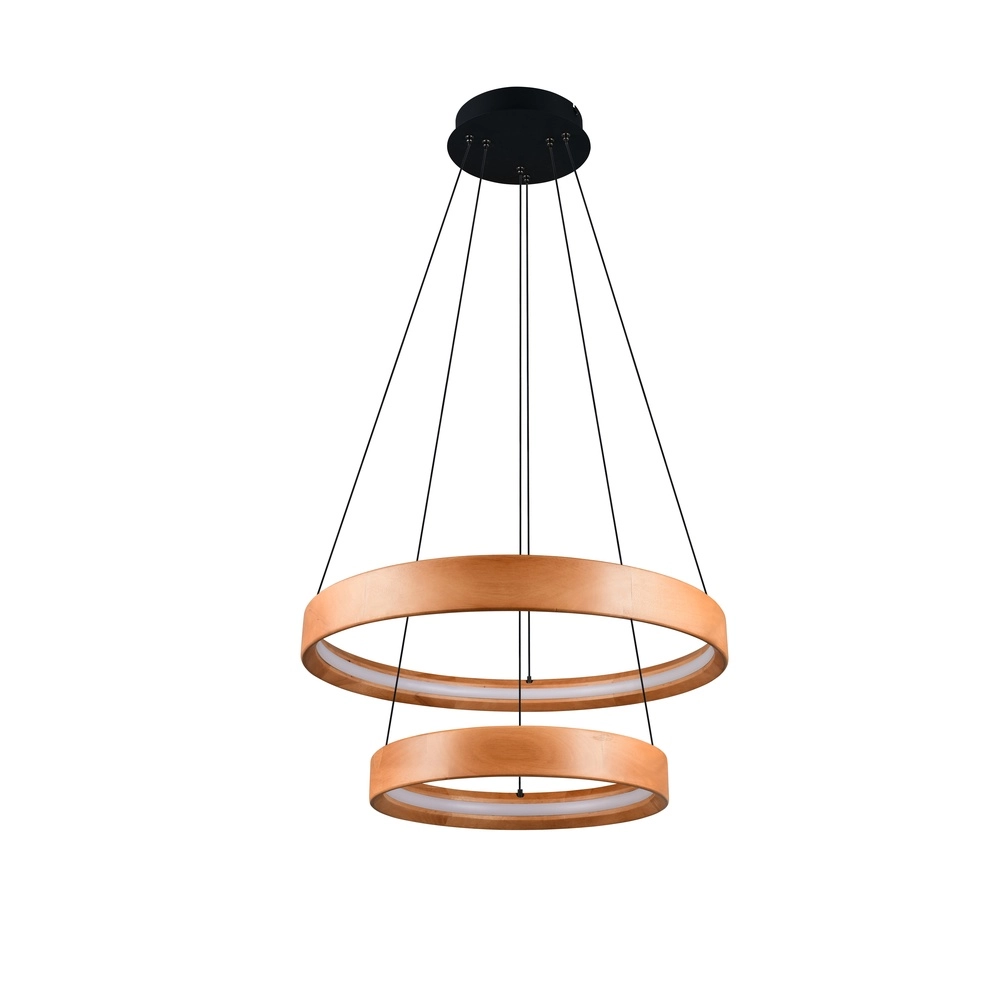 Suspension design Lynwood bois Ø 60cm Trio 4017807662276