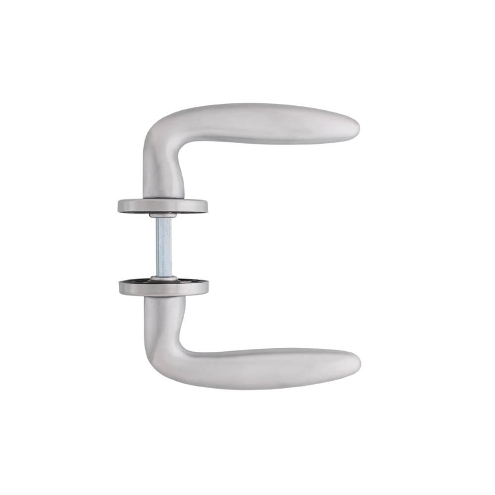 Poignée de porte classique Sigaar chrome mat Intersteel 8714186068267