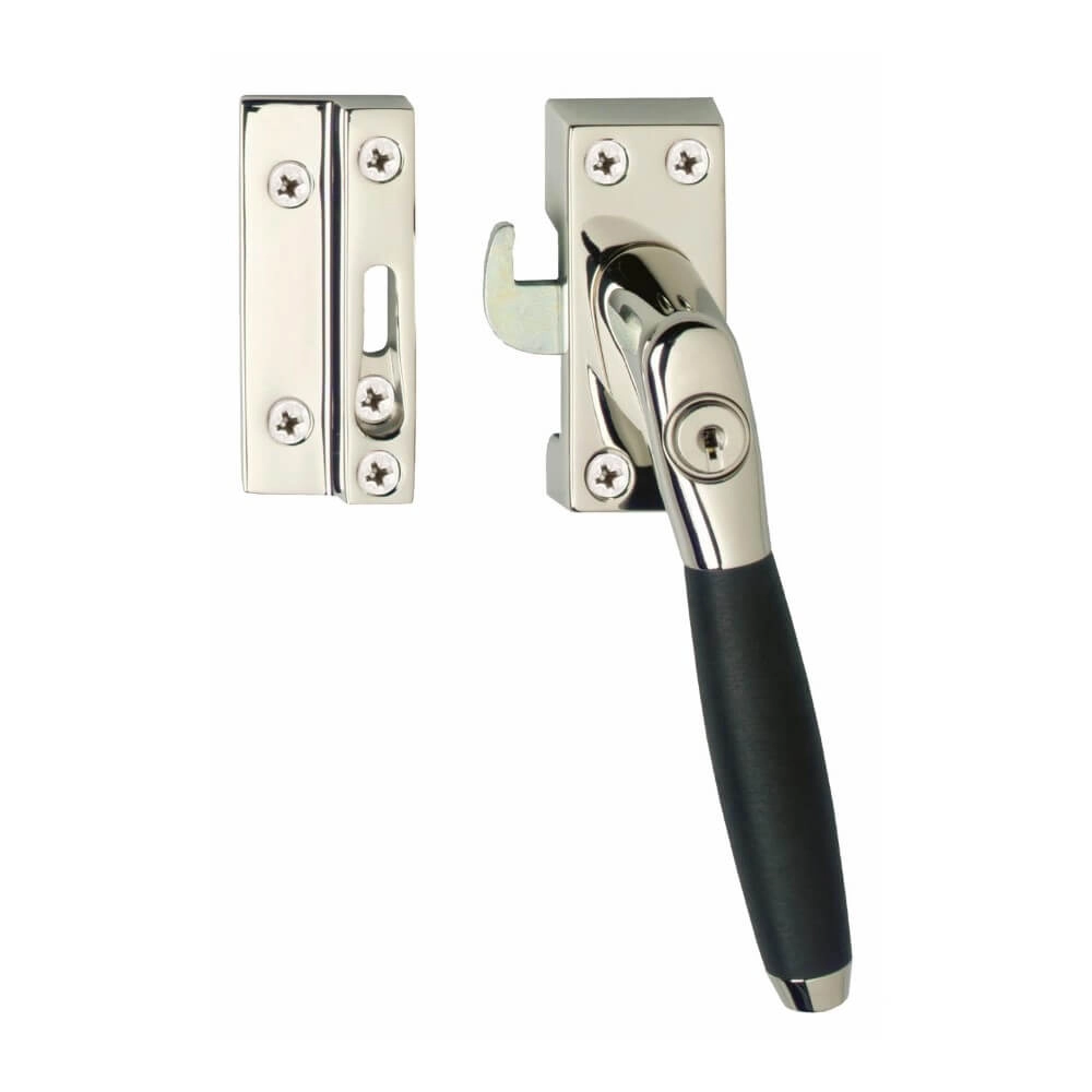 Fermeture de fenêtre Ton 400 verrouillable droit nickel Fermeture de fenêtre Ton 400 verrouillable droit nickel