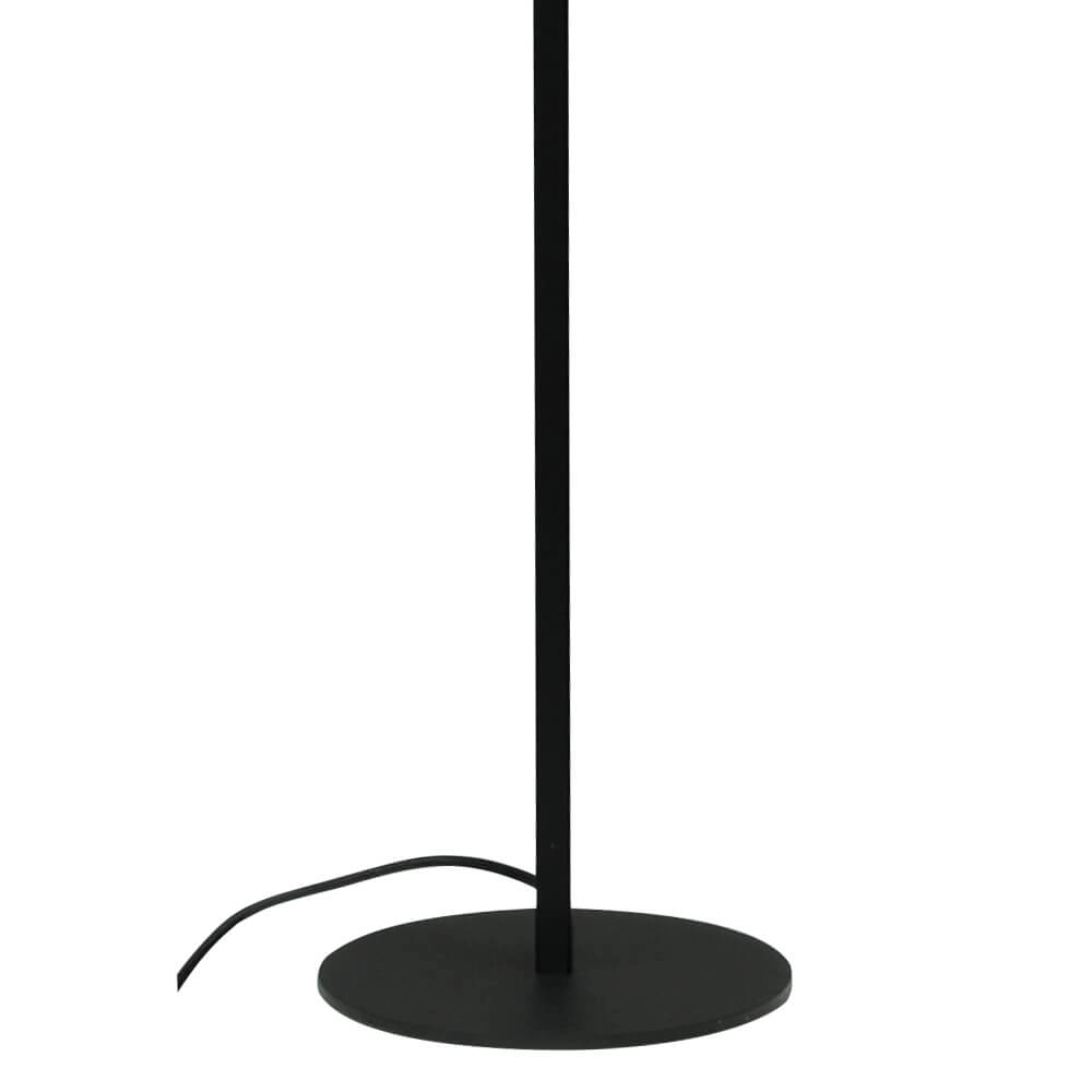 Lampadaire en verre Lazise noir avec de l'or Masterlight 8718121302928