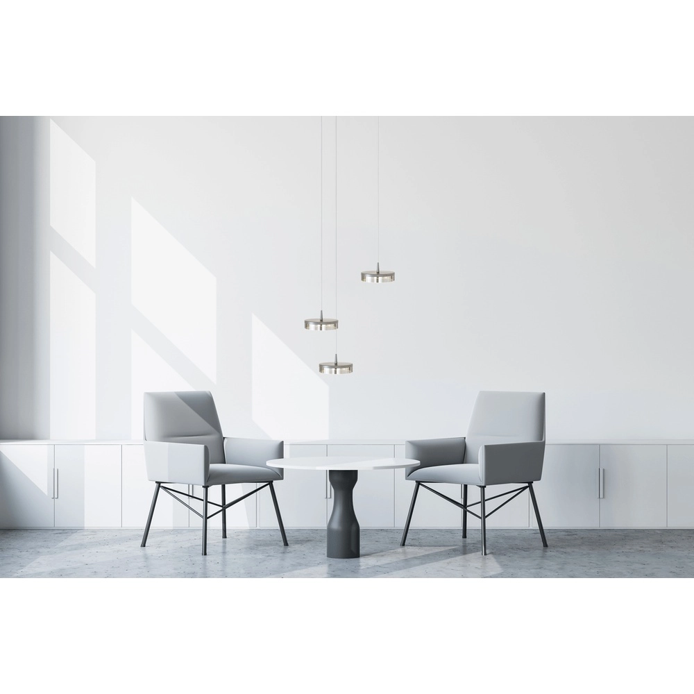 Lampe pendante à 3 lampes Imperia Ø 35 cm de nickel Masterlight 8718121354279