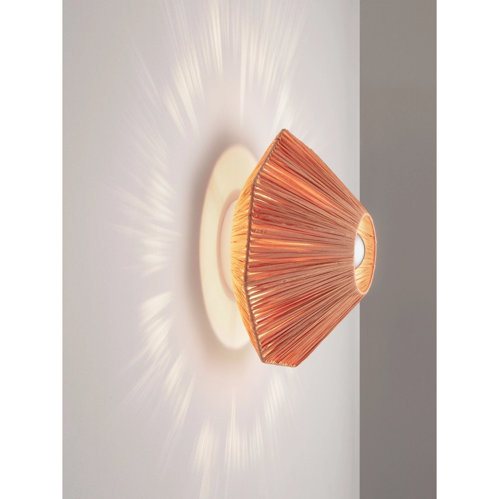 Lampe murale Elvio terre cuite Ø 30cm Lyora 5212017493873