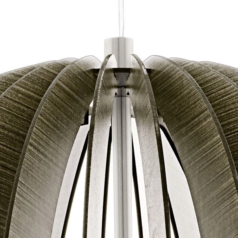 Lampe à suspension Cossano 50 cm marron foncé Eglo 9002759946364