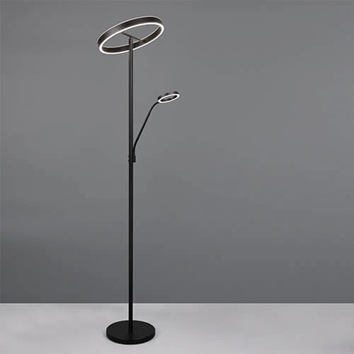 Lampe de lecture design Willis Noir - 180 cm Trio 4017807618112