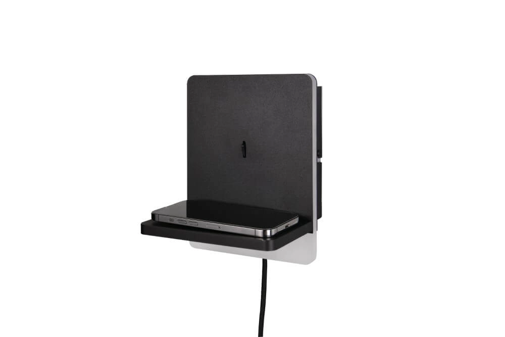 Applique LED pour chambre à coucher Fairfield noir Trio 4017807614787